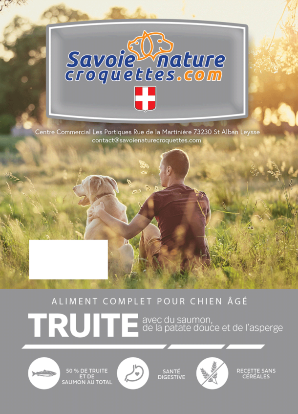 Savoie nature croquettes pour maintien de poids de forme ou chiens seniors 