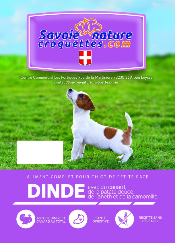 croquettes à la dinde chiot petite race