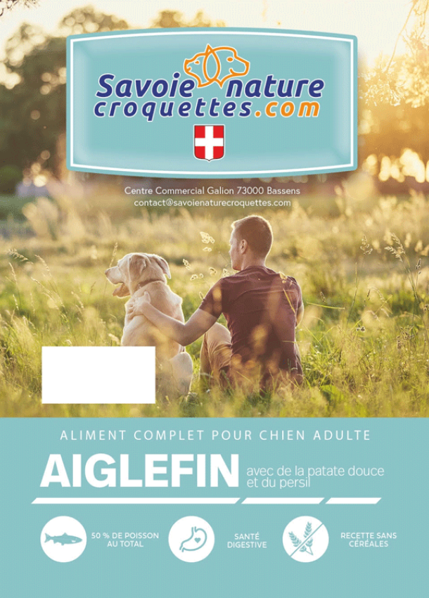 croquettes a l'aiglefin pour chien adulte